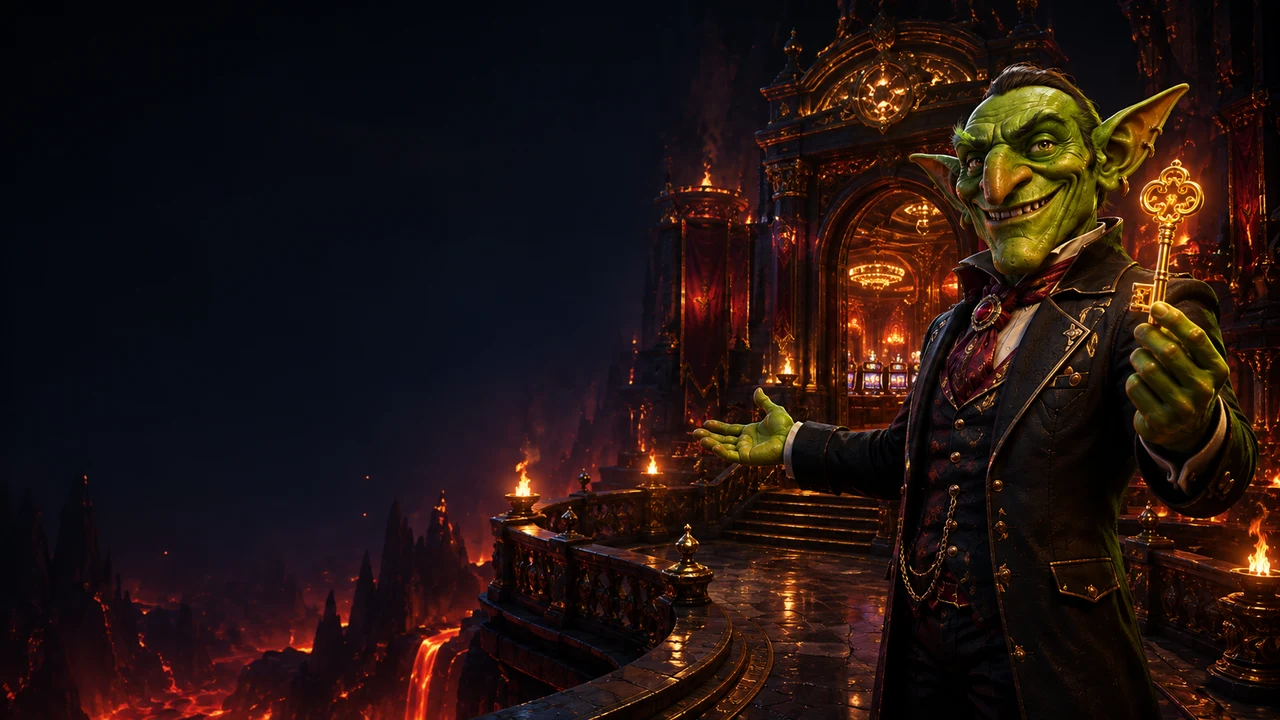 HellSpin hero casino character